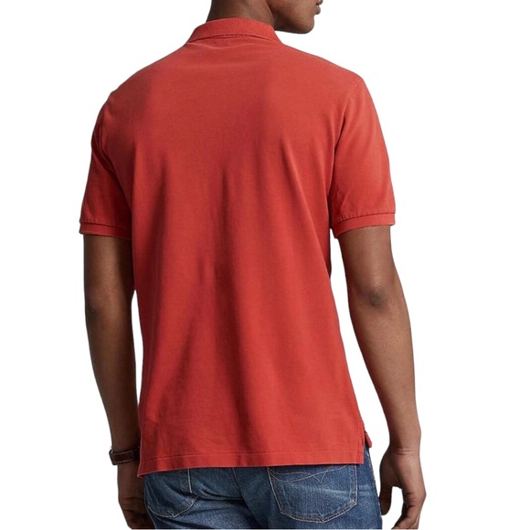 Polo Ralph Lauren Classic-Fit Flag Mesh Short-Sleeve Polo Shirt Large NWT - Picture 2 of 6